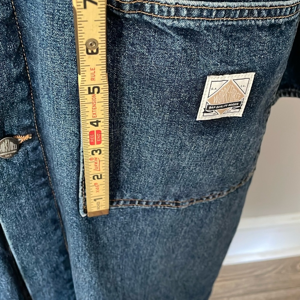 Gap Workforce Denim Trench Jacket - image 5